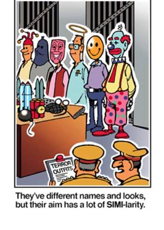 Caricature of caricatures! (Cartoon by TN Ninan; courtesy - indiatimes.com).